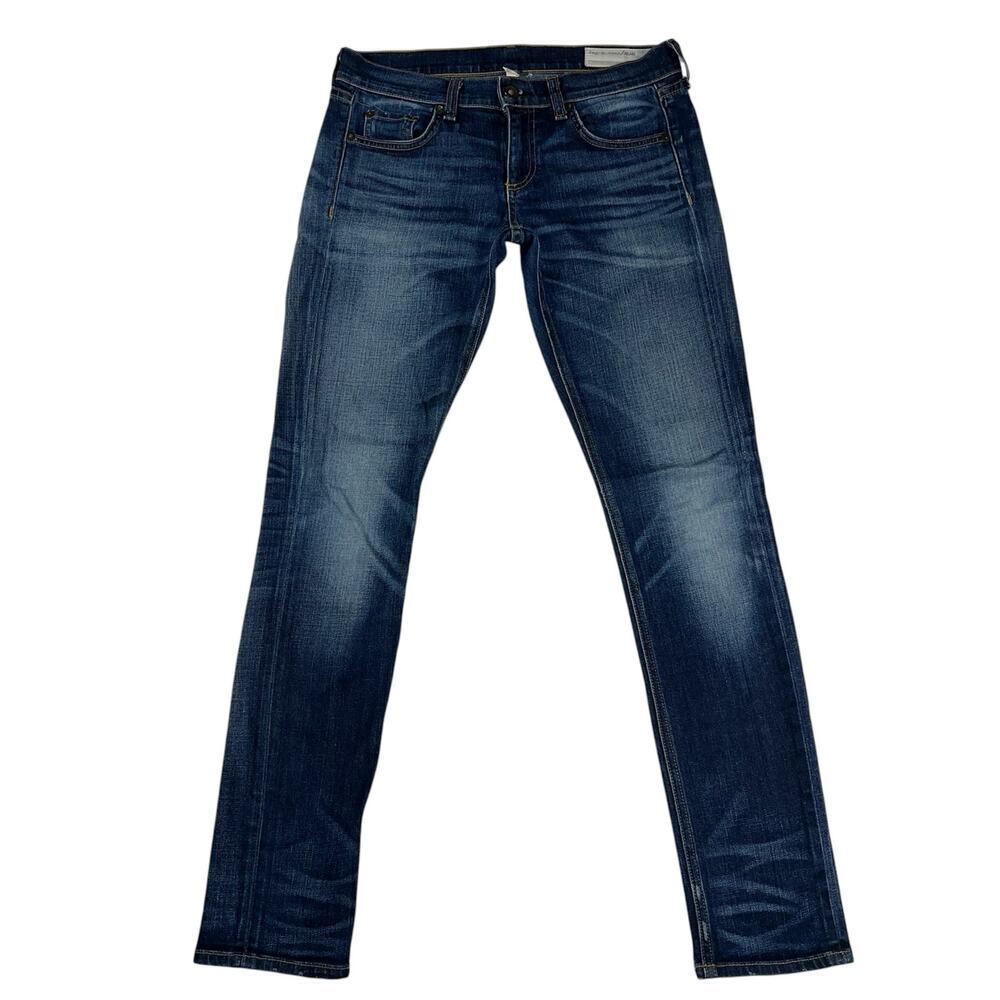 Rag & Bone The Dre Low Rise Boyfriend Stretch Jeans Watts Wash Size 25